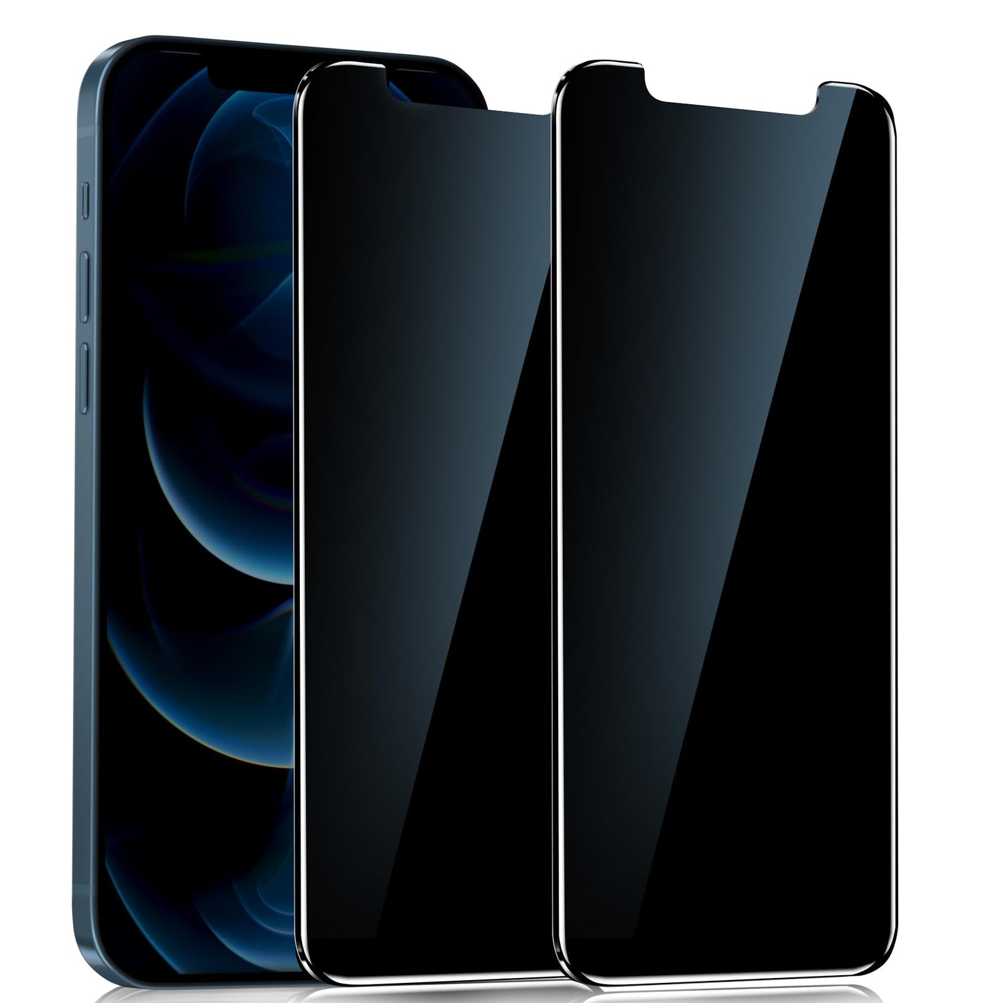 [2 Pack] Privacy Screen Protector for iPhone 11/XR, YMHML Tempered Glass Anti-Spy Bubble Free Case Friendly Easy Installation Film for iPhone 11/XR 6.1 Inch