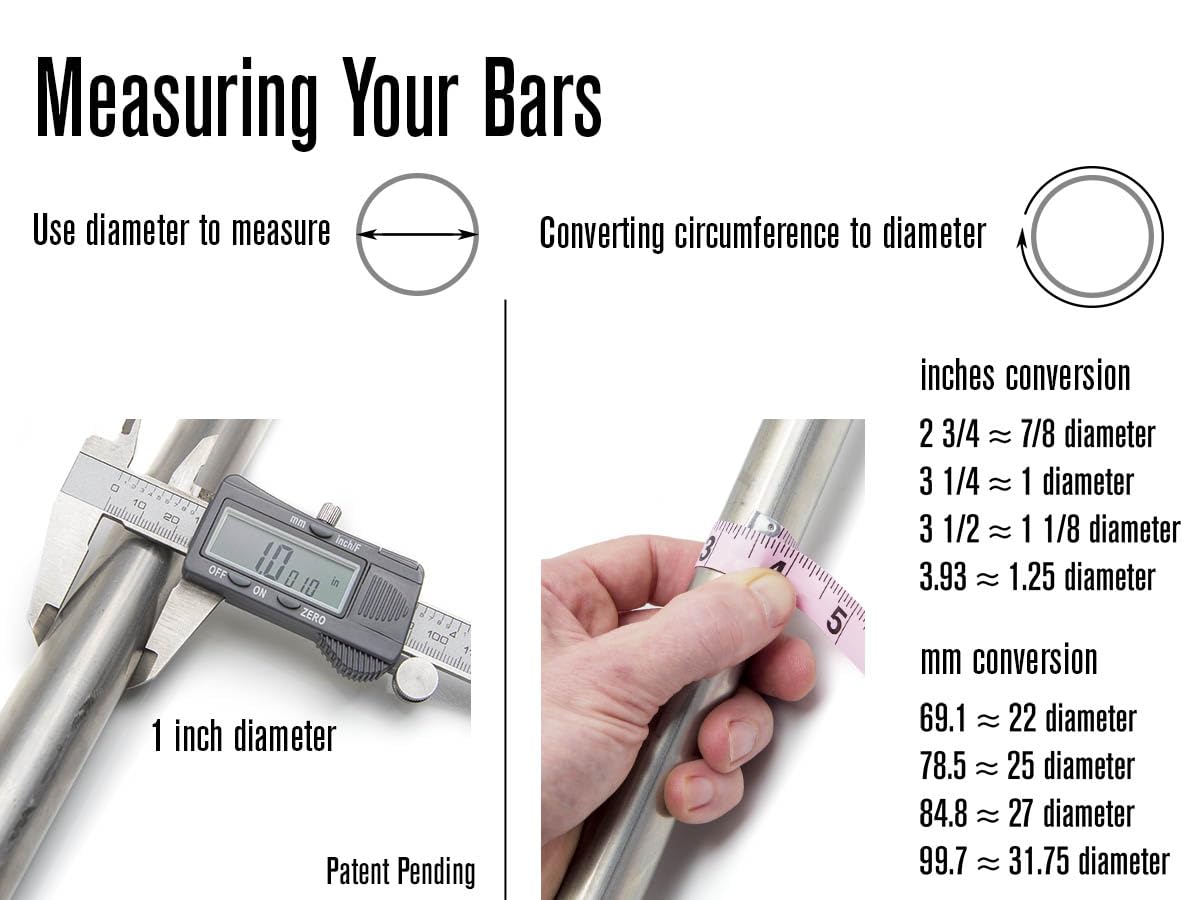 AltRider Universal Highway Pegs for Crash Bars Compatible With 1 Inch (25 mm) Diameter Bars - Heavy Duty, Rust-Resistant Motorcycle Foot Pegs with Non-Slip Clamp – Ideal for Long Rides - Silver
