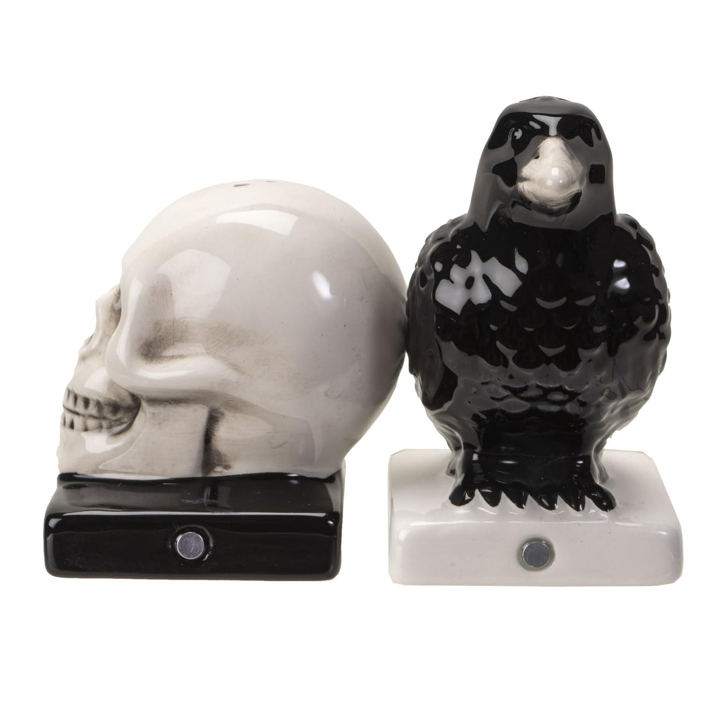 Pacific Giftware Quoth The Raven Halloween Ceramic Salt and Pepper Shakers Set