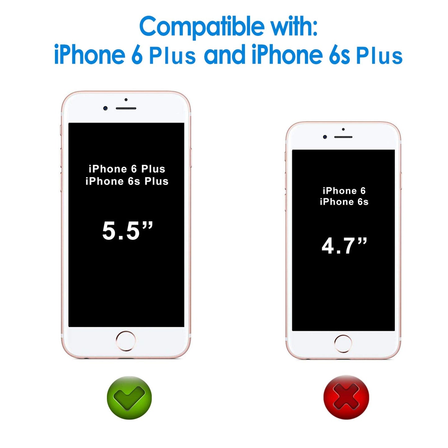 JETech Screen Protector for iPhone 7/8, 4.7-Inch, Tempered Glass Film, 2-Pack