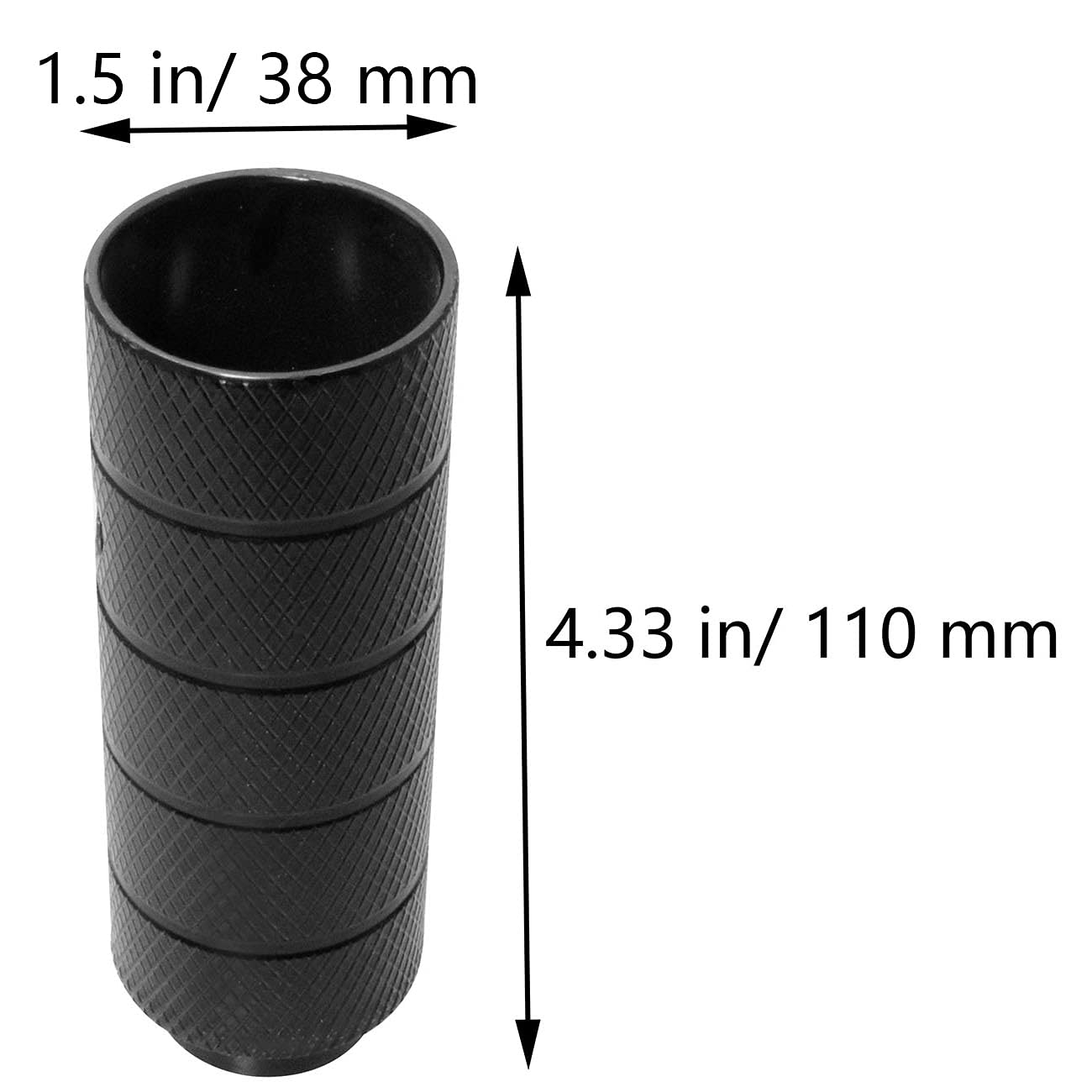 Ruiwaer 1 Pair Mountain Bike Steel Pegs Bicycle Pedal Front Rear Axle Foot Pegs 110 x 38mm Bike Accessories, Black