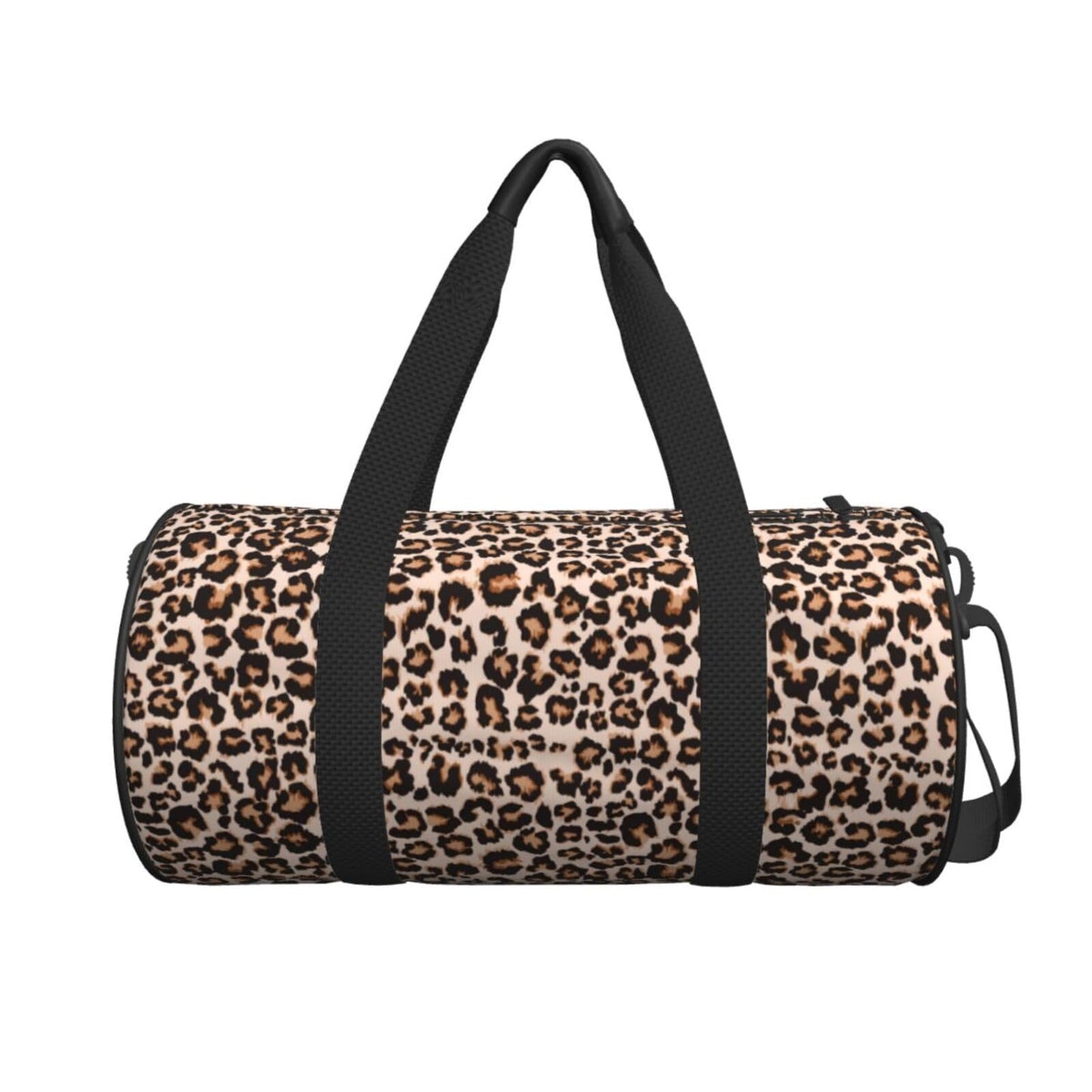 Gbuzozie Leopard Cheetah Print Gym Duffle Bag Foldable Lightweight Carry On Weekender Travel Duffel Bags Sport Bags For Fitness Yoga Beach Swim Men Women