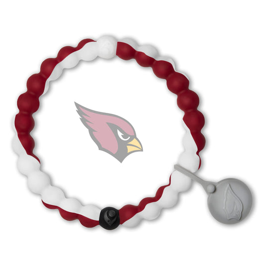 Lokai Silicone Beaded Bracelet for Men & Women, NFL Football Collection - Arizona Cardinals, Medium - Silicone Jewelry Fashion Bracelet Slides-On for Comfortable Fit