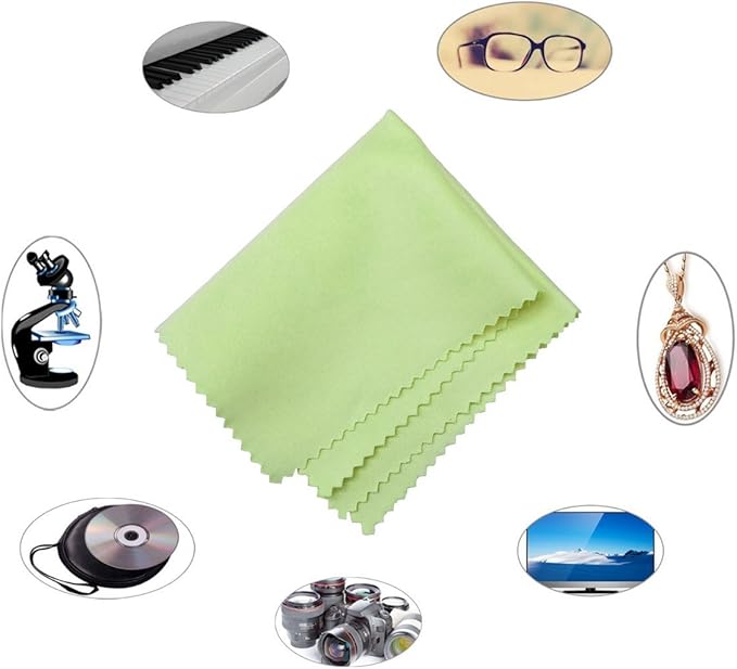 Microfiber Screen Cleaning Cloths, HTTX 4-Pack 6 x 7 inches