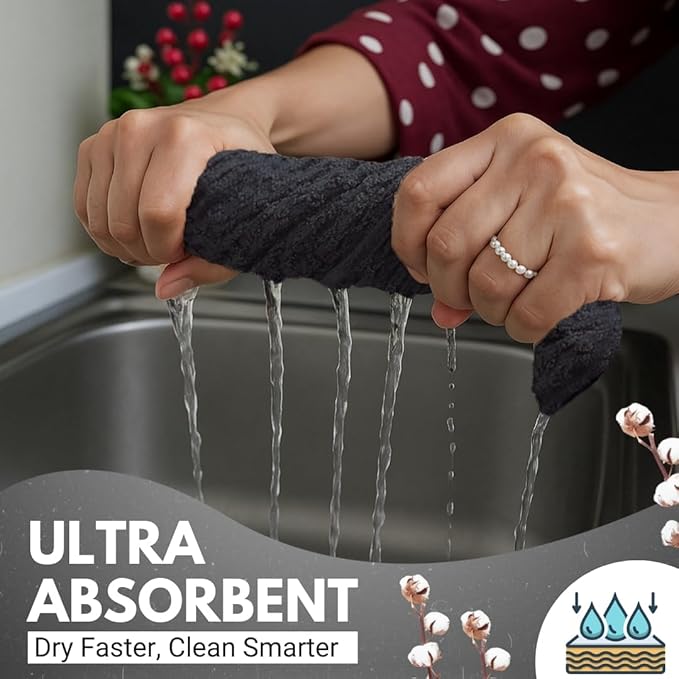 Infinitee Xclusives 100% Cotton Kitchen Towels