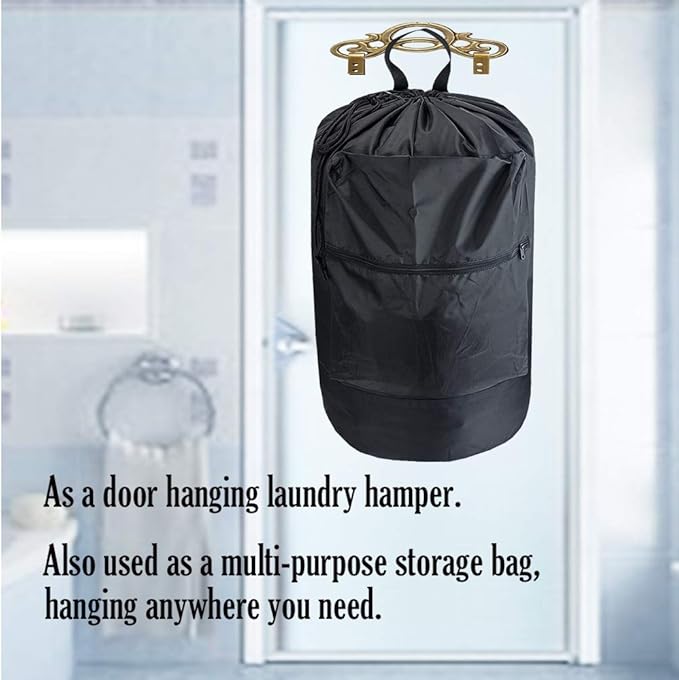 Washable Laundry Bag Backpack