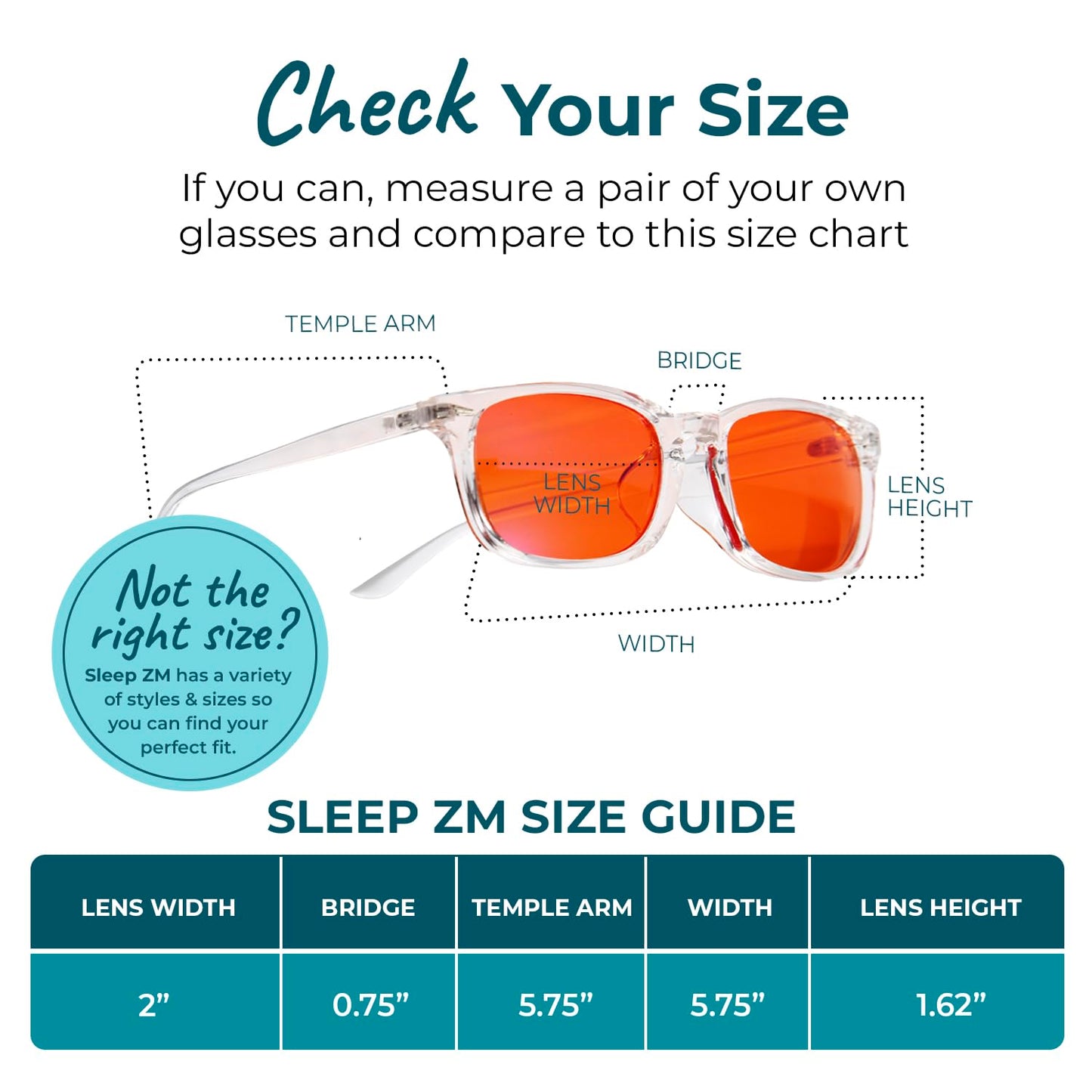 Sleep ZM Blue Light Blocking Glasses for Women + Men - Better Sleep + Anti Eye Strain Protection - Computer Screens & Gaming - Crystal Wayfarer - 99% Night-time Amber Lens