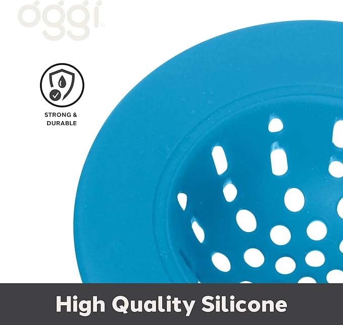 OGGI Silicone Sink Strainer- Great Kitchen Sink Strainer, Sink Drain Strainer