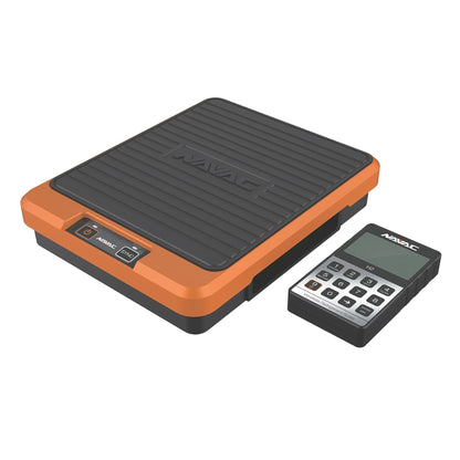 NAVAC NRS2i01 Wireless Refrigerant Scale | Bluetooth Handheld Display | 220 lbs Capacity | Lightweight Magnesium Alloy Weighing Pan | Precise Measurements | 1 Year Warranty