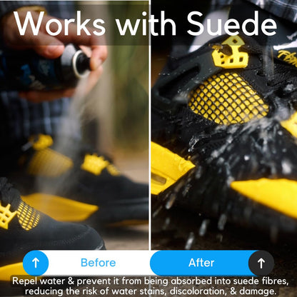 Rain & Stain Protector Spray - Waterproof Your Shoes & Boots Instantly! Suede & Nubuck Care for Trainers, Uggs & More - Easy, Long-Lasting Protection