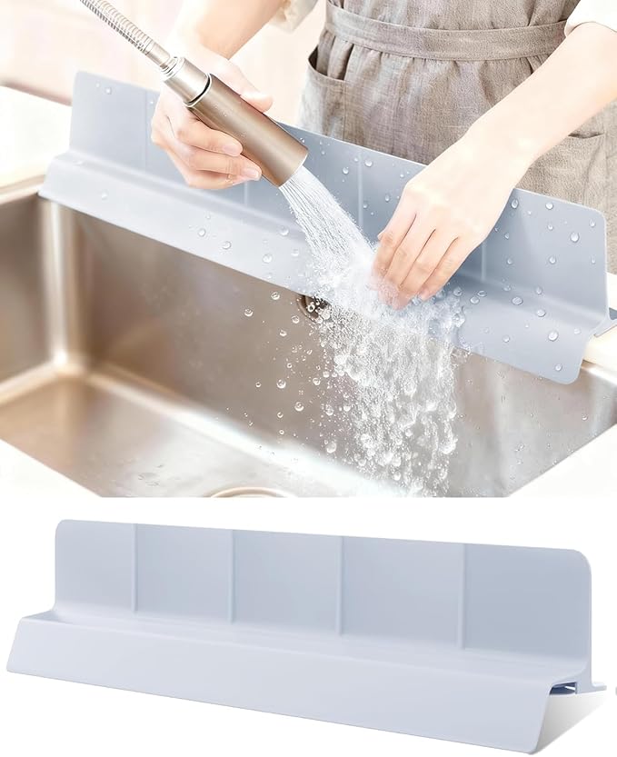 Kitchen Sink Splash Guard 18" Silicone Water Guard