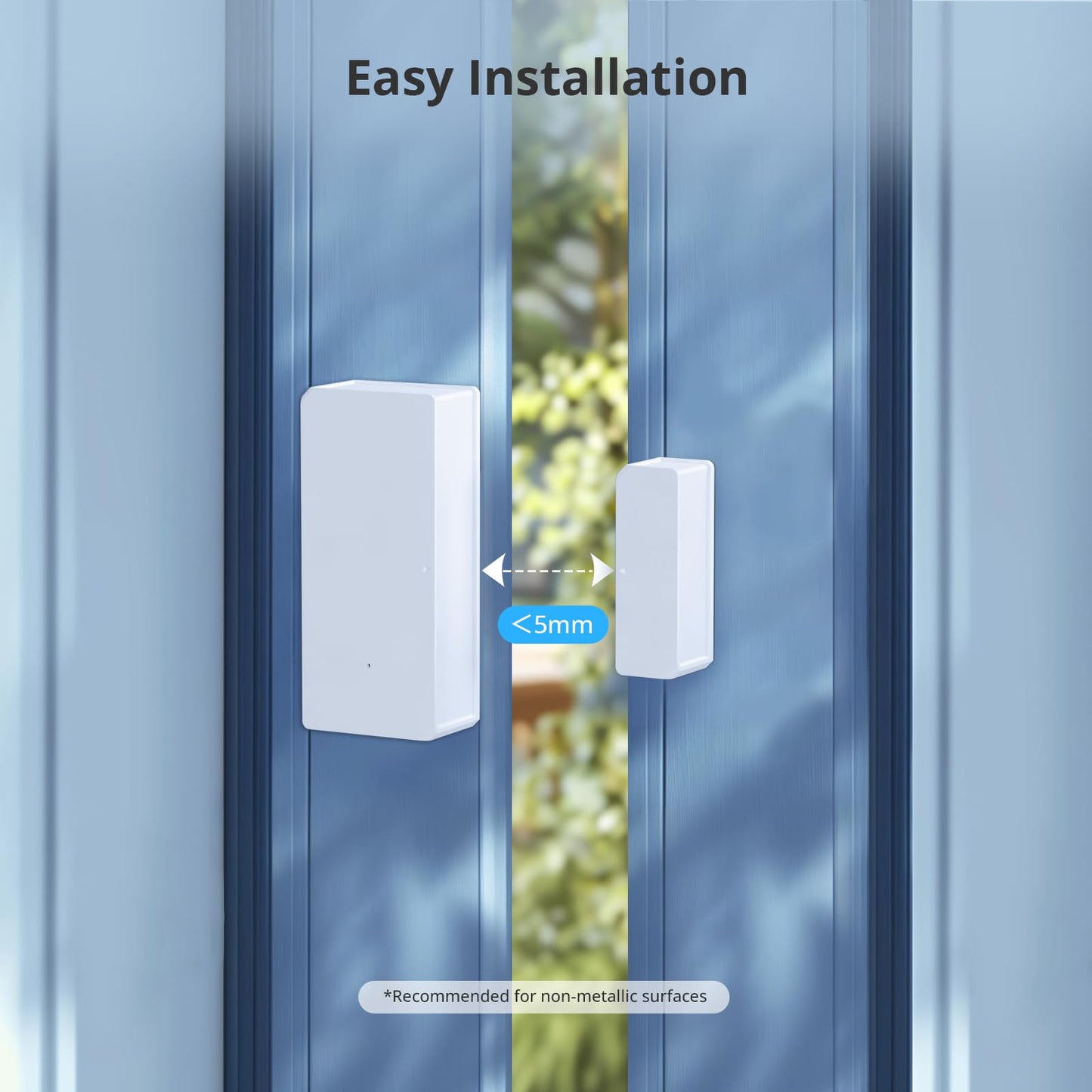 SONOFF DW2 Wi-Fi Wireless Door Window Sensor,APP Alert for Home Automation Wireless Alarm Security System, Compatible with IFTTT, No Gateway Required.