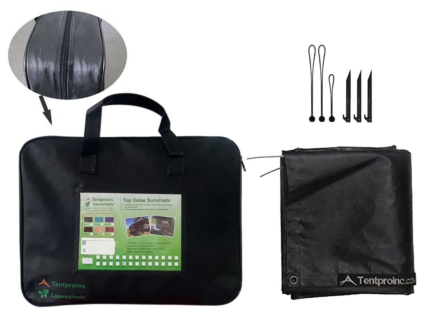 Tentproinc RV Awning Sun Shade Screen 6' X 10' 3'' (Fit for 11' Awning) Mesh Screen Sunshade Motorhome Camping Trailer Awning Screenshade Sunscreen UV SunBlocker - 3 Year Warranty (Black)