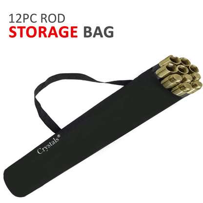 12 Pcs Drain RODS Set Professional Heavy Duty Unblock Plunger Double Worm Screw 9M Unblocked Drainage Pipes Cleaning Gutter Road Unblocker with Carry Bag