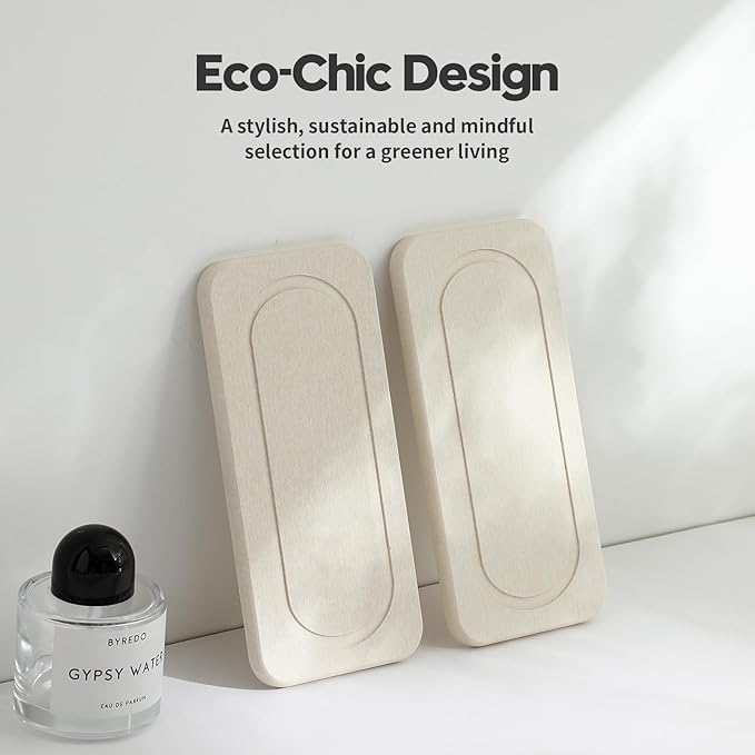 2Pack Diatomite Stone Sink Tray, Water Absorbing Faucet Mat