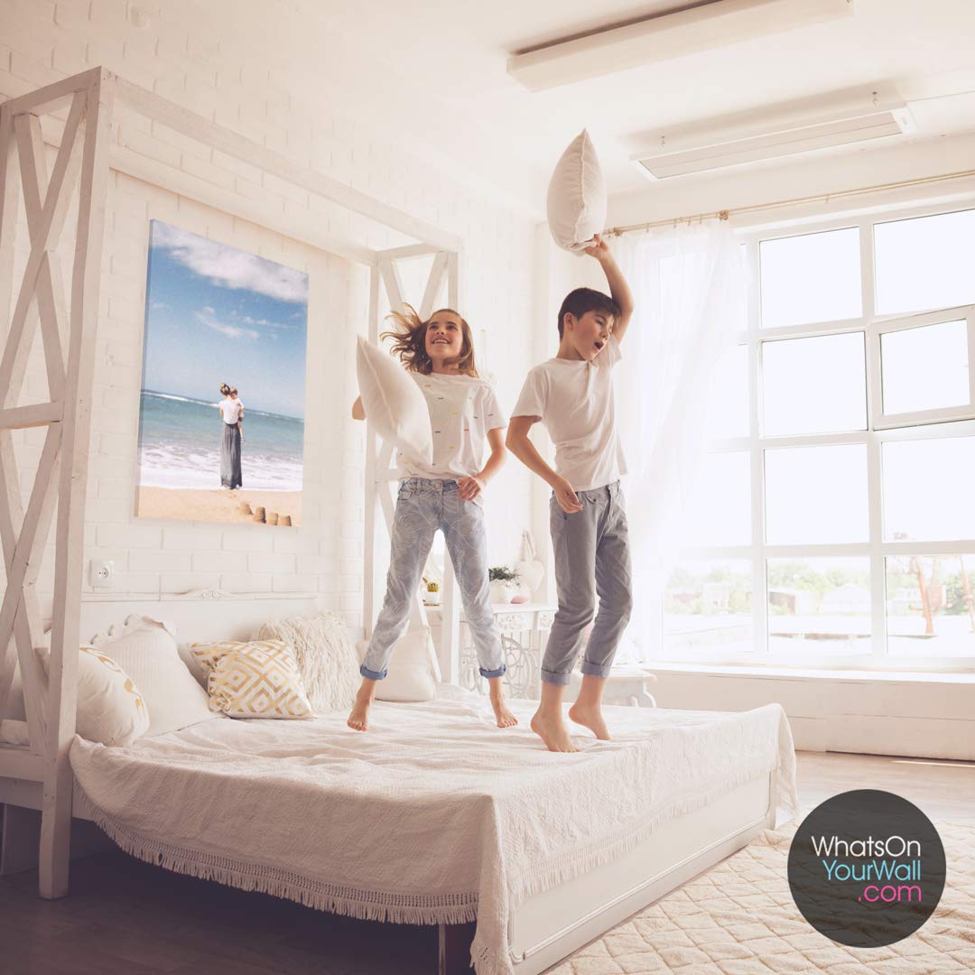 Photo Canvas your Image | Framed Canvas Prints from | Personalised Picture Photo Wall Art | Customise your Photo for perfect Picture for Living Room Kitchen Ready to Hang