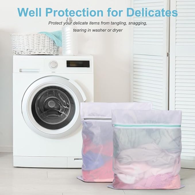 Tenn Well 3PCS Mesh Laundry Bags, 20 x 23 Inches Large Lingerie Bags