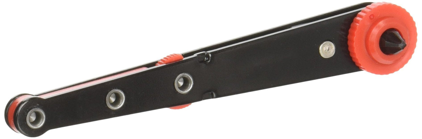ENGINEER dr-55 Ratchet Screwdriver, Red/Black