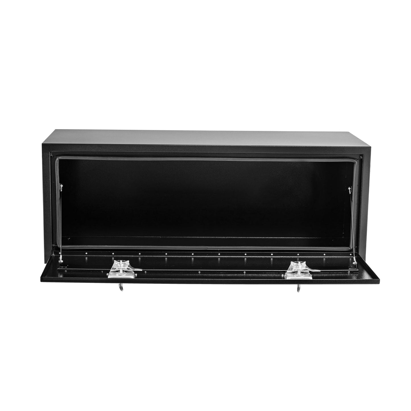 Garvee Black Steel Truck Bed Tool Box, Trailer Tongue Box, Truck Storage Organizer Tool Chest For Truck Bed, RV, Trailer (48"x 18"x 18"-NEW)