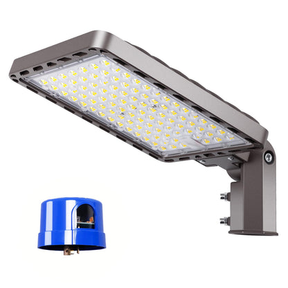 Dream Eeve 240W LED Parking Lot Light Slip Fitter Mount 36000LM Dusk to Dawn 5000K Parking Lot Lights Outdoor Area Security Commercial IP65 Waterproof 100-277V for Street Driveways Parking Lot