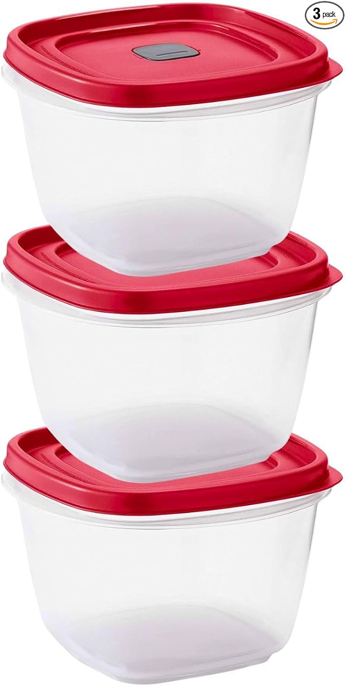 Tribello BPA-Free Plastic Food Storage Set, Dishwasher Safe: Perfect