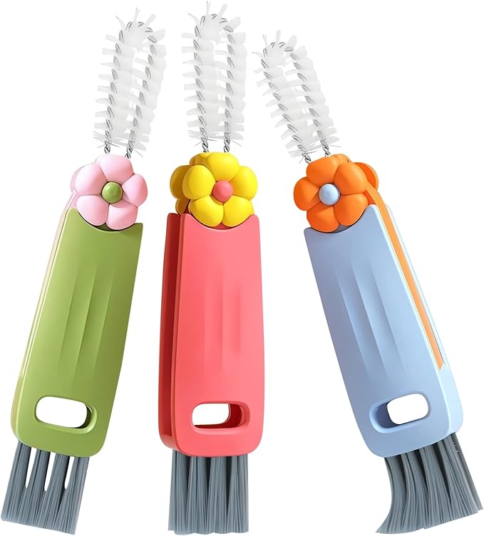 3 in 1 Cup Lid Cleaning Brush, Portable Cup Cleaner Brush, 2024 New Water