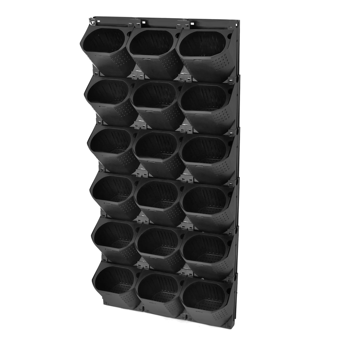 YUYANSHOP Wall Planter, Wall-Mounted Planter with 36 Pots, Wall-Mounted Flower Pot Holder with 36 Non-Woven Fabrics for Gardens, Terraces, Balconies, Patios
