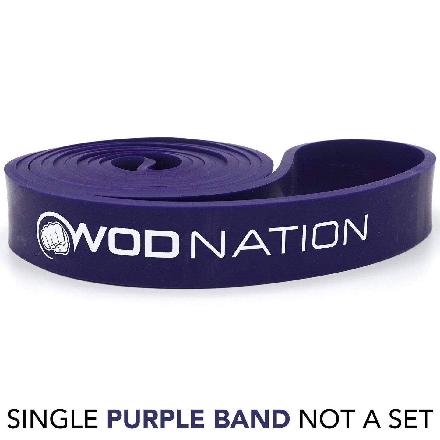 WOD Nation Pull Up Assistance Bands (10-175lbs Band) - Best for Pullup Assist, Chin Ups, Resistance Bands Exercise, Stretch, Mobility Work & Serious Fitness - 41 inch Straps