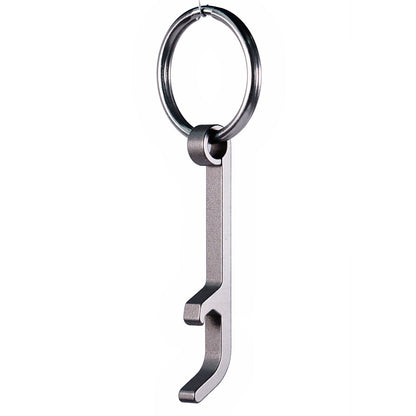 Xthel Titanium Keychain Beer Bottle Opener with Stainless Steel Key Rings（XKBO-901）