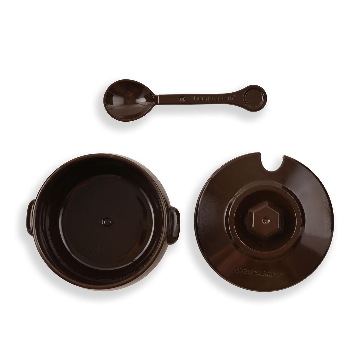 Korean Condiment Jar with Lid & Spoon Small 2pack - Korean Design Spice Jar for Gochujang, Salt, Chili Paste - Elegant Black Seasoning Container - Multifunctional Spice for Kitchen - Container Sets