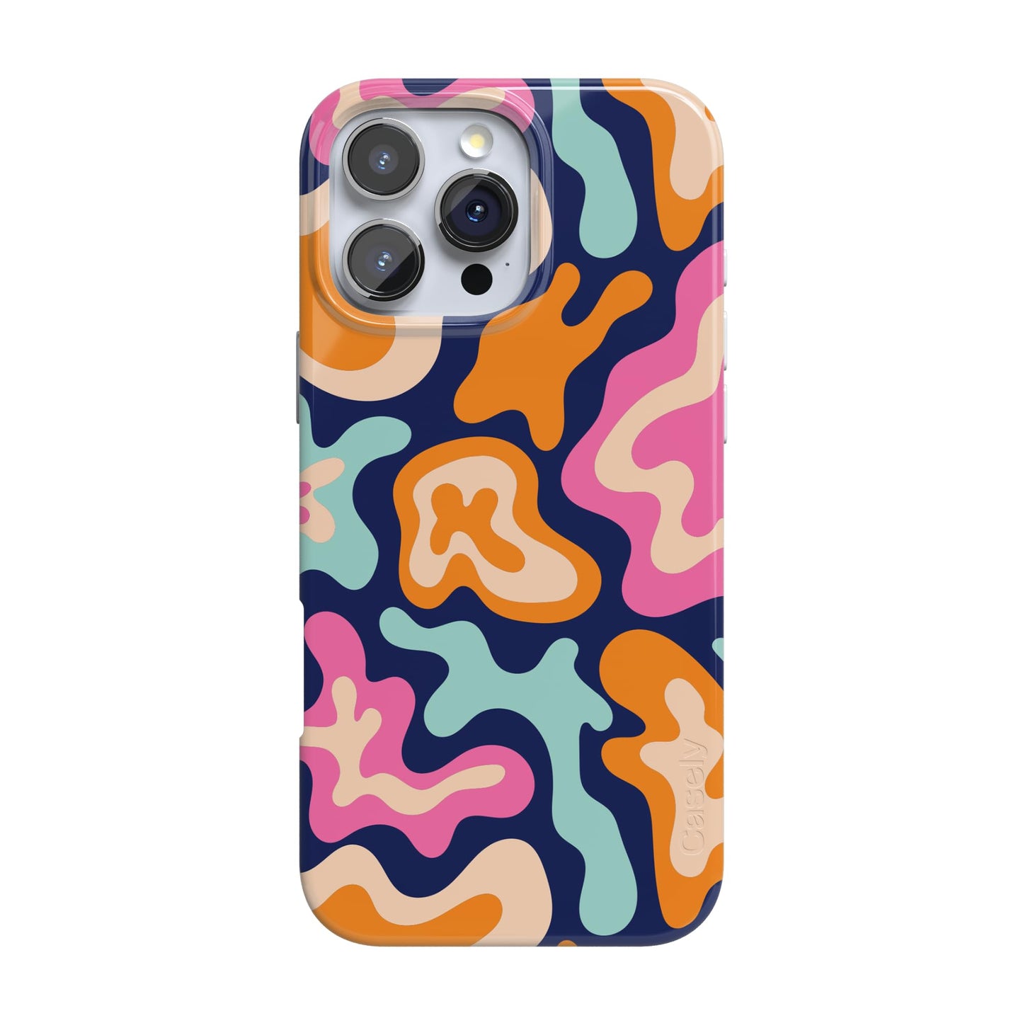 Casely iPhone 16 Pro Case | Be Mine | Tiny Hearts | Compatible with MagSafe | Classic Ultra Slim Design