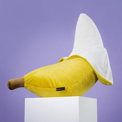 Phantoscope Papaya Shaped Throw Pillow, Fruit Themed Cushion for Couch, Bed and Chair, Pink, 10 x 15 inches