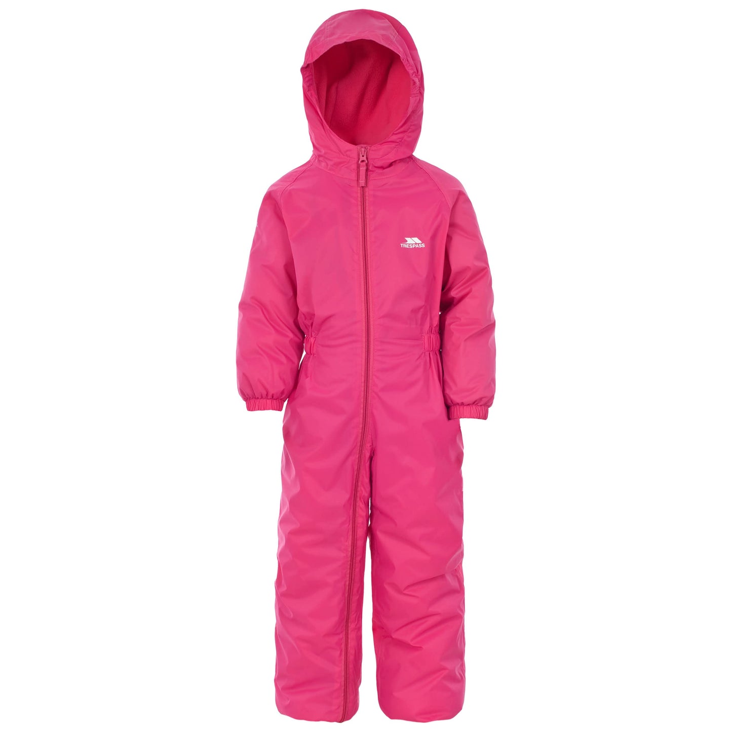 Trespass Kids' Waterproof Drip Drop Outdoor Rain Suit, Pink (Gerbera), 5/6 year