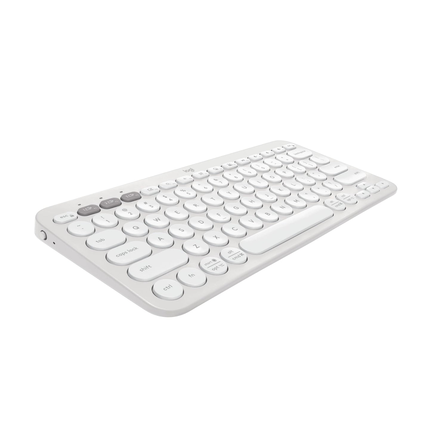 Logitech Pebble Keys 2 K380s, Multi-Device Bluetooth Wireless Keyboard with Customizable Shortcuts, Slim and Portable, Easy-Switch for Windows, macOS, iPadOS, Android, Chrome OS - Tonal Graphite