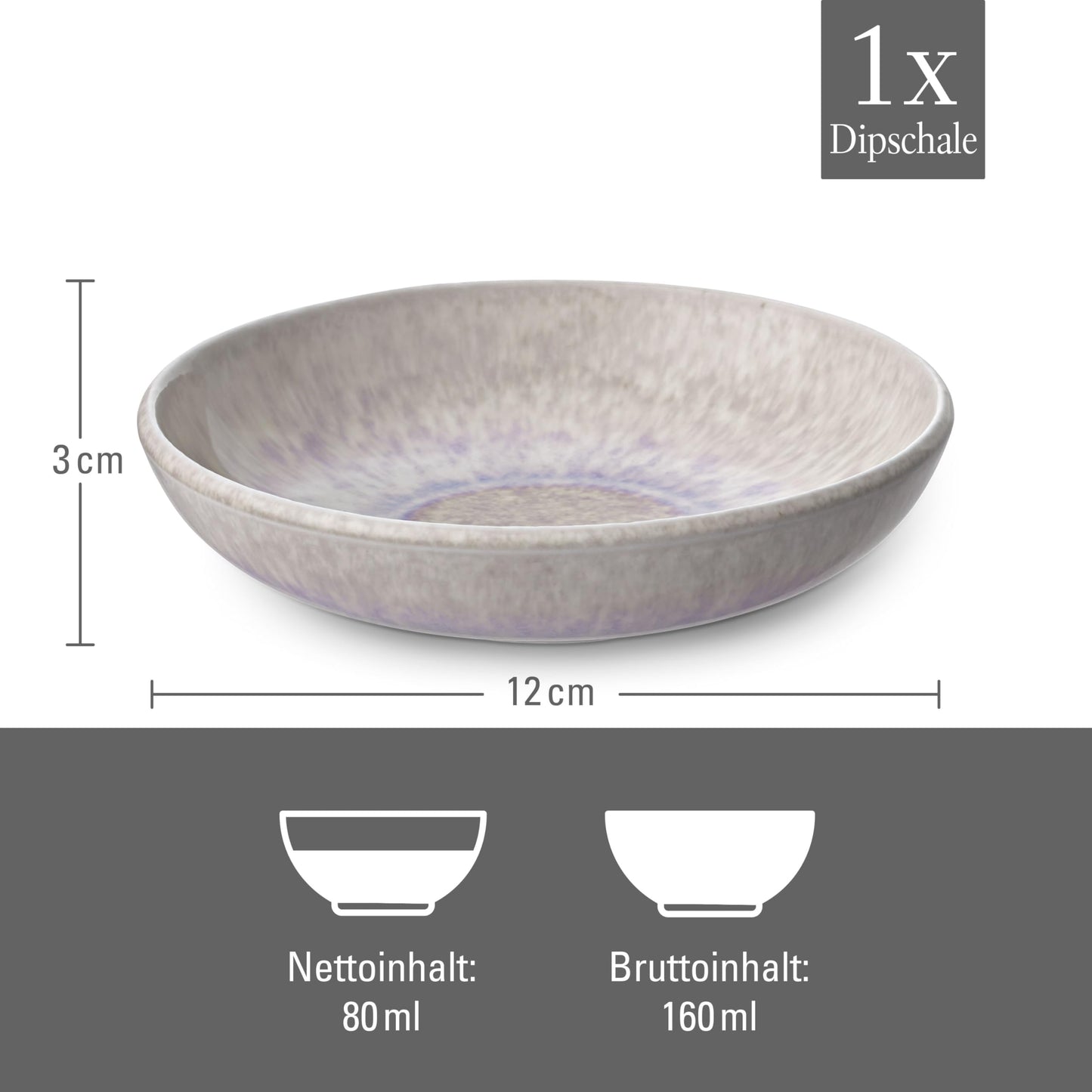 like. by Villeroy & Boch Perlemor Sand Dip Bowl - 4.75x1 inch