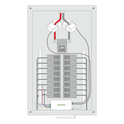 Emporia Vue 3 Home Energy Monitor - Smart Home Automation Module and Real Time Electricity Usage Monitor, Power Consumption Meter, Solar and Net Metering for UL Certified Safe Energy Monitoring
