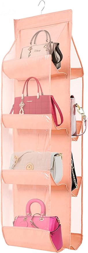AARAINBOW 1 Pack Hanging Handbag Purse Organizer, Hand Bag Organizer Space
