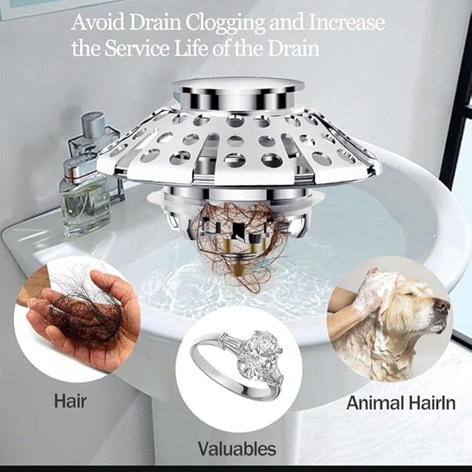3-in-1 Bathtub Drain Stopper