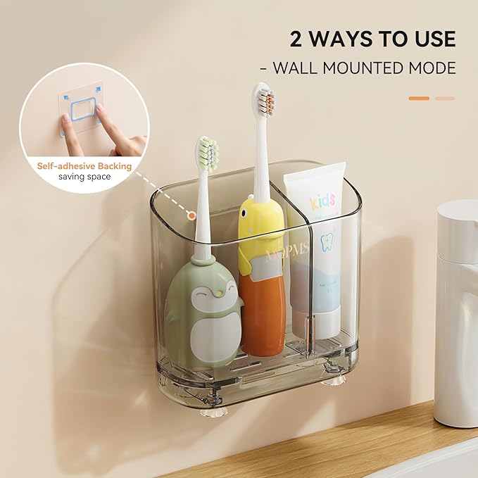 Toothbrush Holders with Drainage
