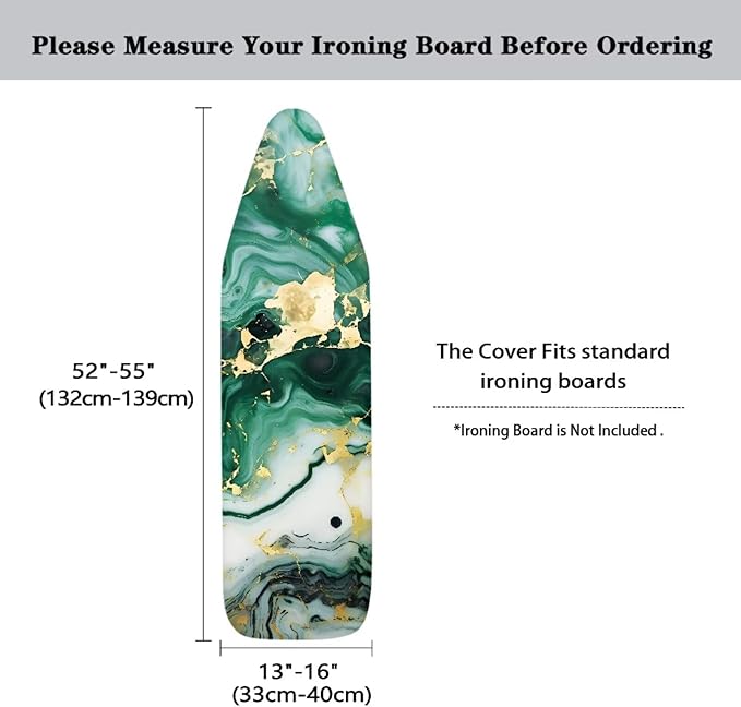 Ironing Board Cover, Elastic Edge Universal Size Fit Standard Ironing Boards