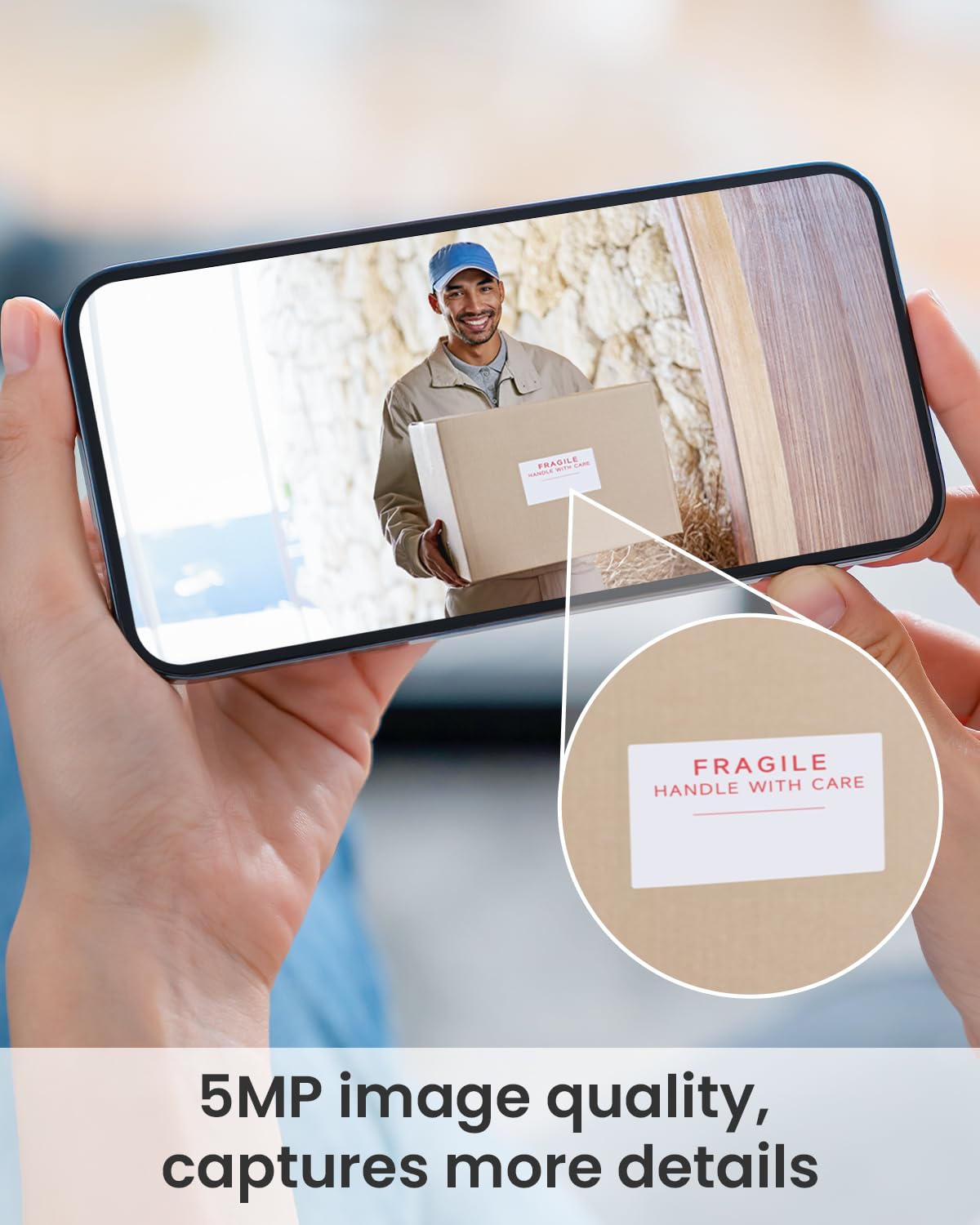 ieGeek Doorbell Camera Wireless No Subscription - Wireless Video Doorbell with Chime, Doorbell with Camera 1080P, Voice Changer, 2-Way Audio, PIR Motion Detection, Only 2.4Ghz WiFi, Works with Alexa
