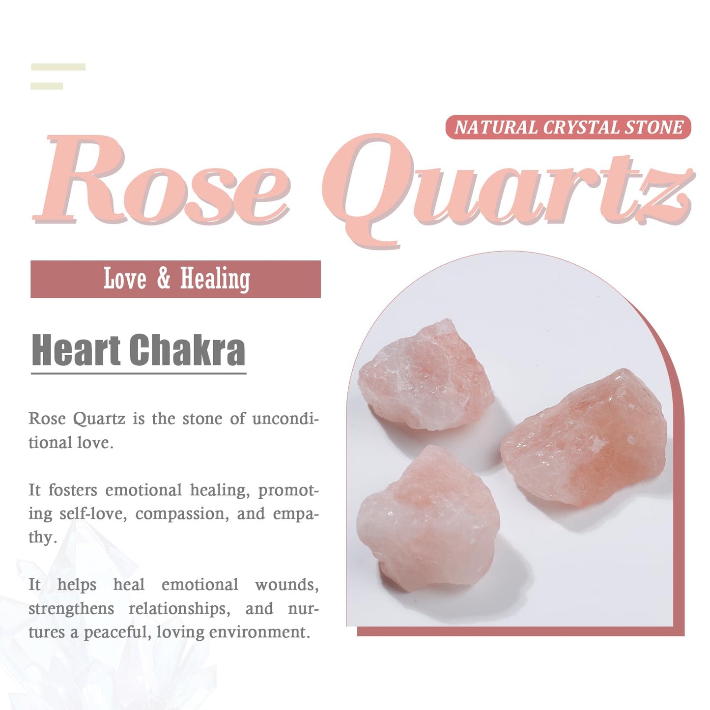 Nupuyai 2.5 inches Orgone Resin Crystal Chips Tumbled Stone Owl Statue, Mini Hand Carved Stone Crystal Animal Figurines for Tabletop Indoor Outdoor, Rose Quartz