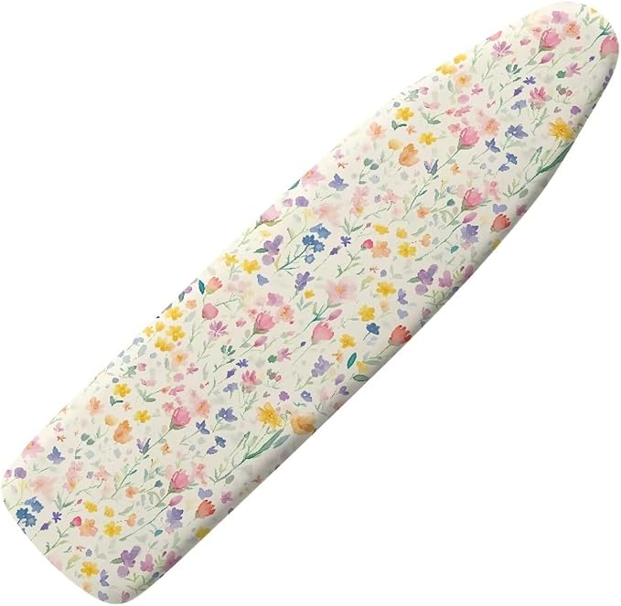 Ditsy Floral Ironing Board Cover 15 x 54 Inch, Colorful Flower Standard Ironing