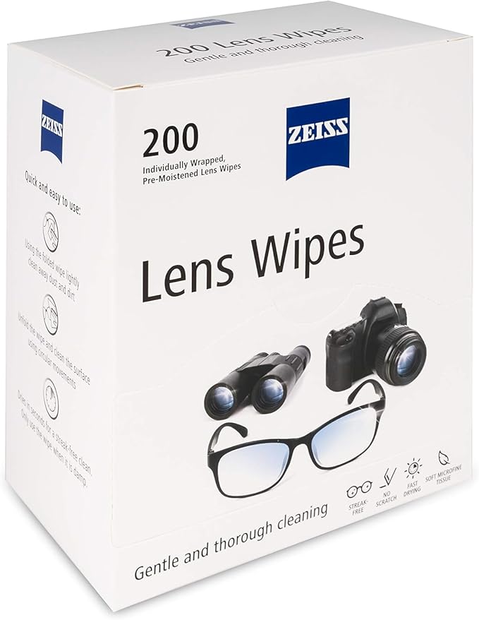 ZEISS Pre-Moistened Lens Cleaning Wipes