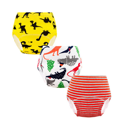 JackLoveBriefs Potty Training Pants for Toddlers Boys Cotton Potty Training Underwear 3-4 Years (8 Packs, M, Multicolor)