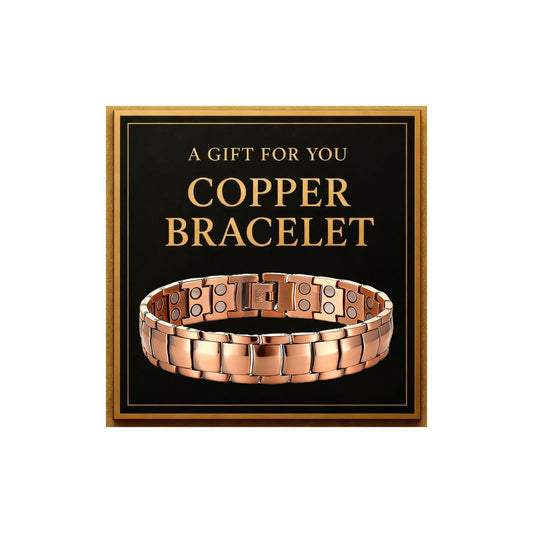 YANCHUN Copper Bracelet for Men Women Cuff Bangle Bracelet Birthday Jewelry Gifts for Boyfriend Husband