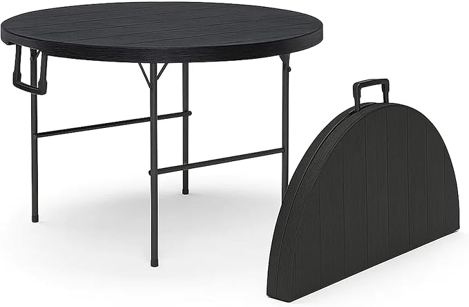 Our Modern Space 3.5 Feet Circular Round Foldable Table