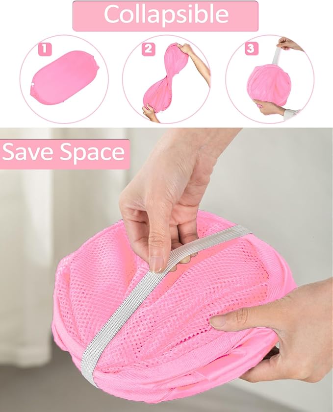 2 Pack Durable Collapsible Laundry Baskets