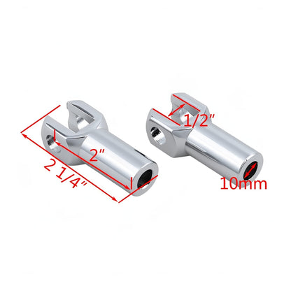 Motorcycle foot pegs Supports Mounts Clevis Fits For Harley Davidson Softail 2000-2006 (Chrome) harley pegs Mount Bolts