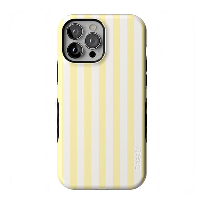 Casely iPhone 13 Pro Case | Compatible with MagSafe | Taupe on Nude | Solid Beige Aesthetic Cream Case